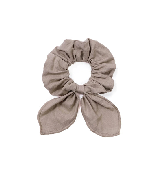 SCRUNCHIE SCHLEIFE - TAUPE